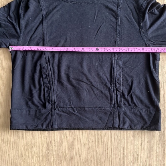 Helmut Lang Funnel Neck Sweatshirt in Black - Picture 7 of 7